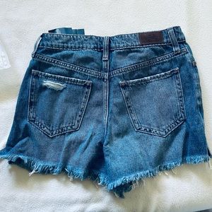 Hollister ripped denim short, high waisted